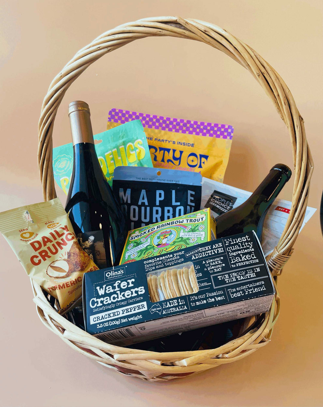 Double Wine Basket